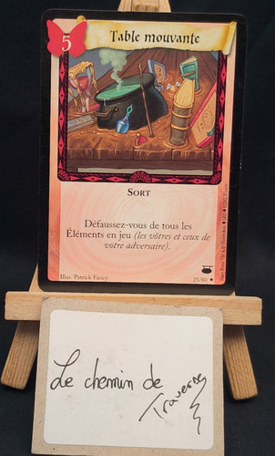 Carte jcc harry potter table - potter,