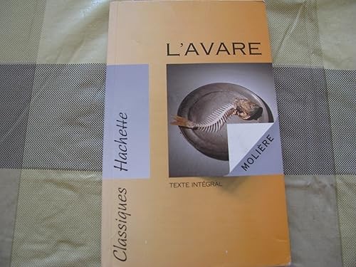 Avare moliere - l'avare,