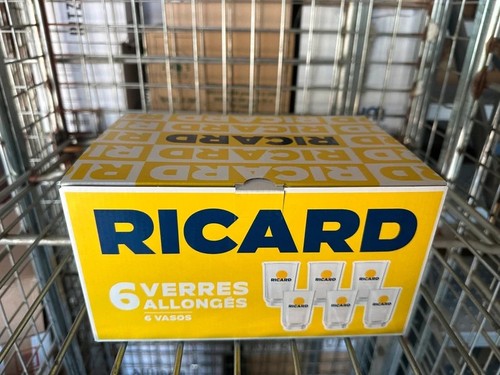 Prix fixe verres ricard - 6,