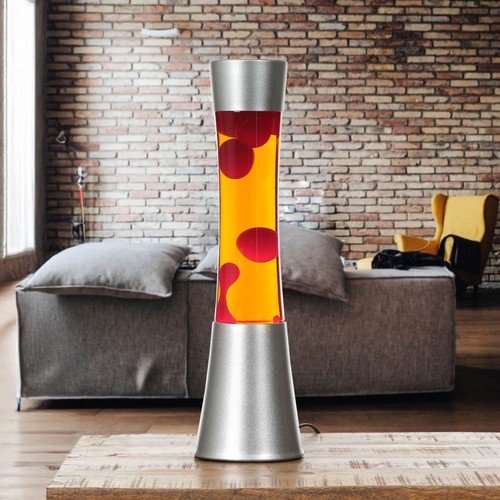 Lampe lave rétro - lave, rouge