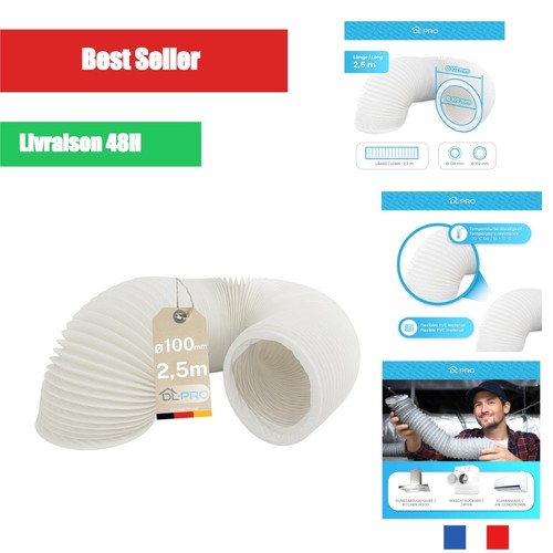 Tuyau évacuation pvc - pvc, flexible