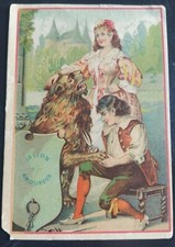 Chromos à la grâce de dieu Mercerie Château-Gonthier le lion amoureux