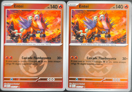 Lot cartes pokémon entei - lot,