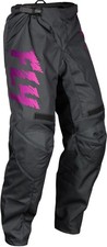 Pantalon enfant FLY RACING F-16 - gris/anthracite/rose