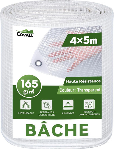 Bâche transparente extérieur - bâche,