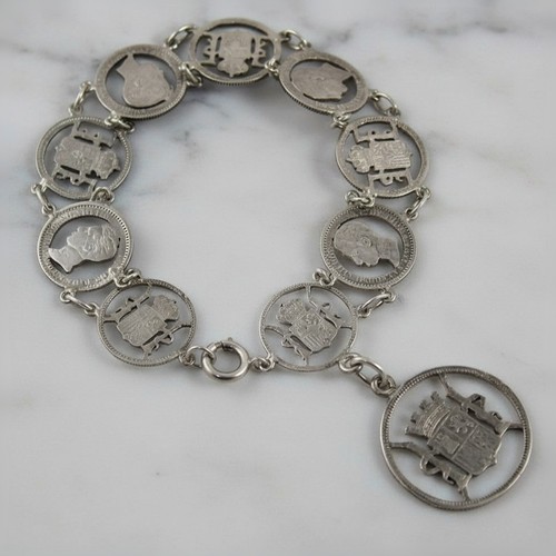 Bracelet pièces alfonso - bracelet,