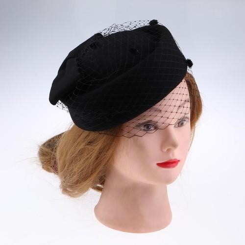 Chapeau bibi rétro laine - en,