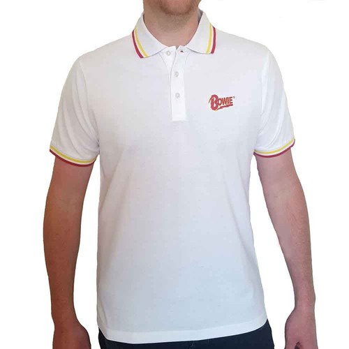 David bowie flash logo polo - david,