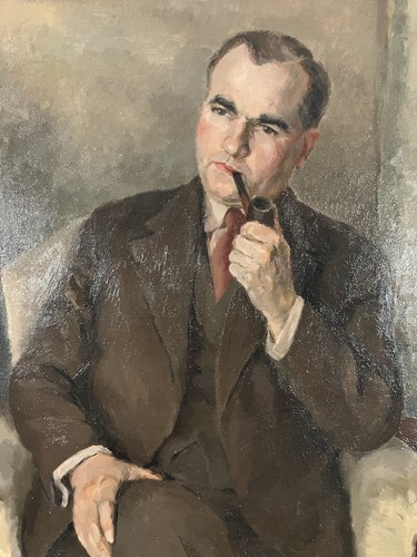 Huile sur toile - personnage, à