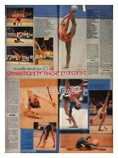 1984 DOCUMENT  (ref Cim  AL108) SPORT : GYMNASTIQUE RYTHMIQUE SPORTIVE JO 4pages