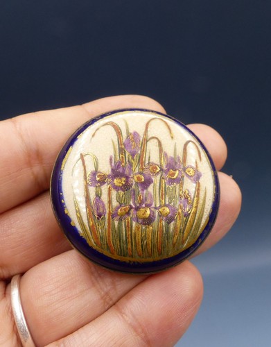 Broche ancienne céramique - broche, en