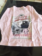 T-shirt Interdit de me gronder 4 ans rose