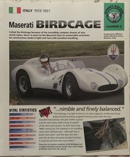 Affiche Maserati BIRDCAGE