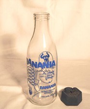 bouteille "BANANIA" de lait