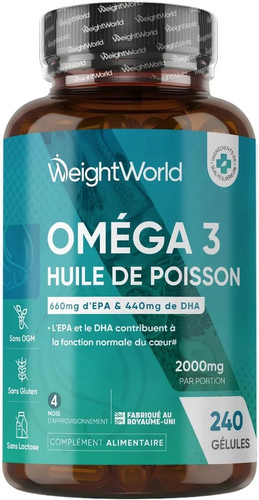 Oméga huile poisson - 3,