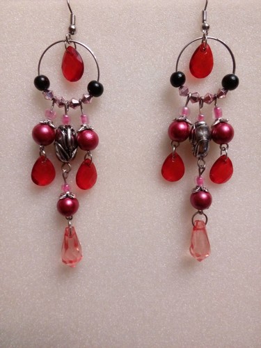 Boucles oreilles pendants - d'oreilles,
