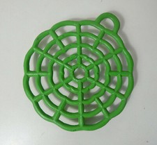 dessous de plat en fonte vert