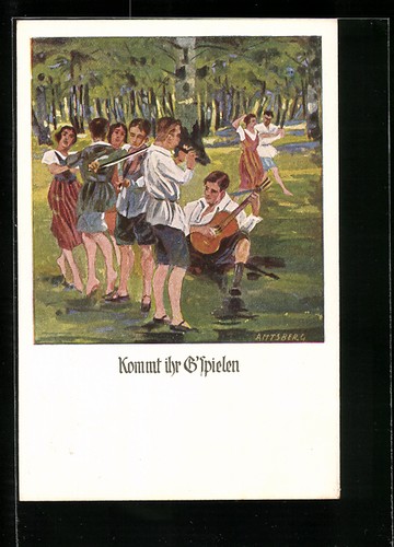 Carte postale artiste otto - postale, d'artiste