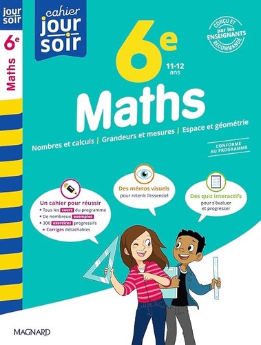 Maths cahier jour soir - -,