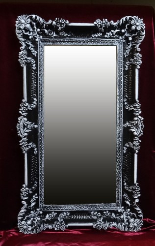 Miroir baroque noir - miroir,