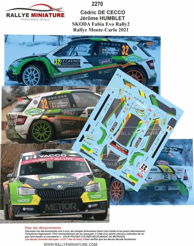 Decals ref 2270 skoda - decals,