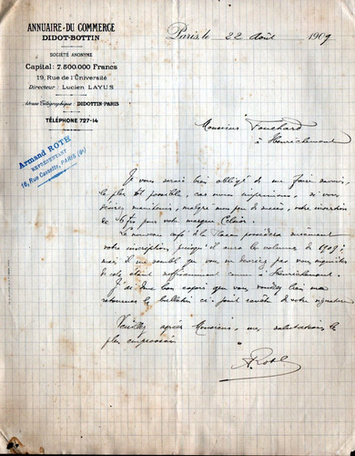 Paris annuaires - (vi°),