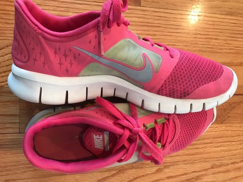 Nike girls pink flex sole - pink,