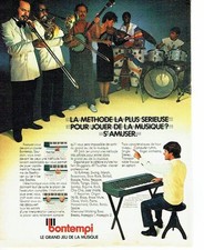 PUBLICITE ADVERTISING 027  1982  la méthode Bontempi  clavier computer rythm