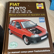 Revue technique MANUEL HAYNES FIAT PUNTO 55 60 70 75 85 16V D TD ELX HSD S SX
