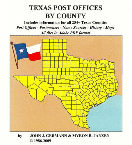 Texas post offices all - (all,, w/