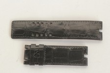 ROGER DUBUIS Bracelet montre croco noir cœur 22 mm (61422)