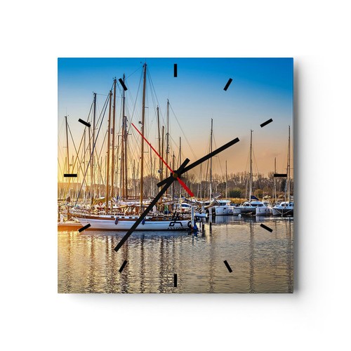 Horloge murale verre - murale, en