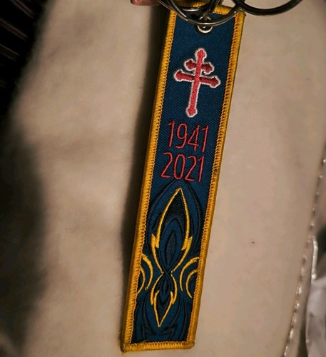 Porte clés brodé tissu - porte-clés,