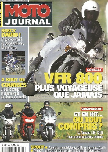 Moto journal 1494 honda vfr - n°1494,