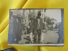 ancienne petite photos bulgarie bulgaria le marché marchand de cochon  6.8x4.5cm
