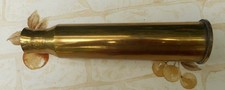 douille en laiton ayant servie, pour obus de 25mm,marquée 2 SF 37 I h=19.3cm, di
