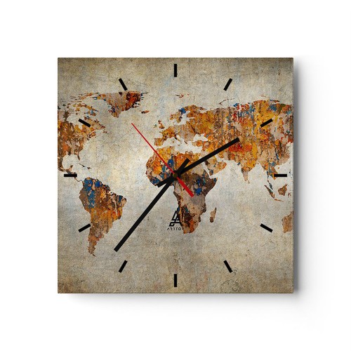 Horloge murale verre - horloge,