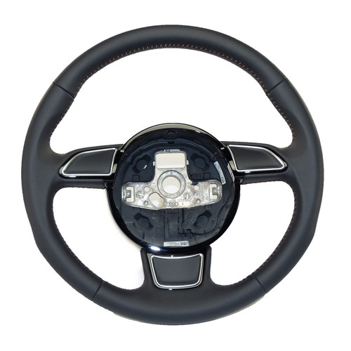 Volant sport cuir noir audi - volant, en