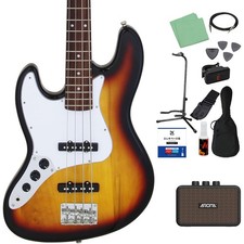 LEGEND LJB-Z L/H Bass Beginner 12 Piece Set [Mini lisser] 3TS gaucher