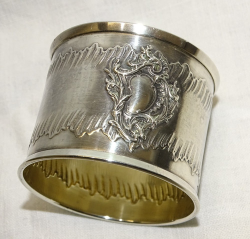 Ancien rond serviette - rond, de