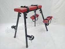 Banc portable fessée retenue de flagellation BDSM banc de meubles couleur vin