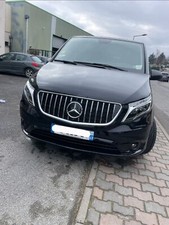 CALANDRE MERCEDES VITO W447 2014 À 2024 LOOK GT CHROME ET NOIR AVEC LOGO 3D NEW