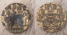 MEDAILLE CALENDRIER PARCS ET JARDINS DE FRANCE 1997