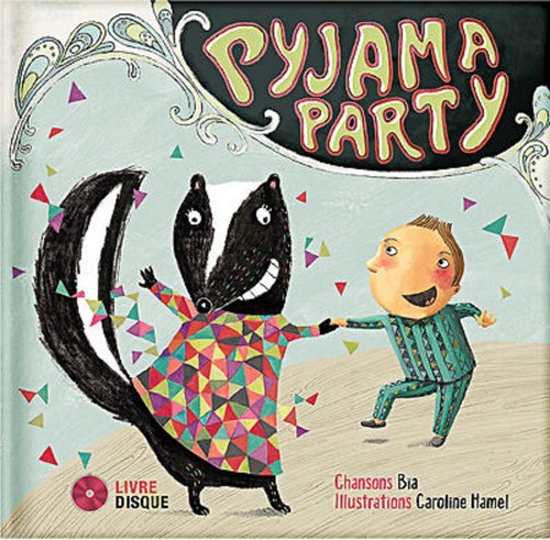 Livre disque pyjama party - livre,