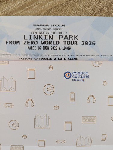 Billet ticket concert - ticket,
