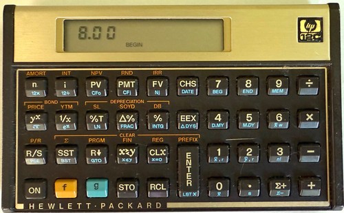 Hewlett packard 12c - packard, hp