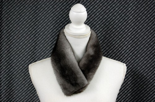 écharpe luxe fourrure - en,