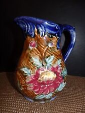 ANCIEN PICHET CRUCHE BROC FAIENCE BARBOTINE ONNAING ORCHIES