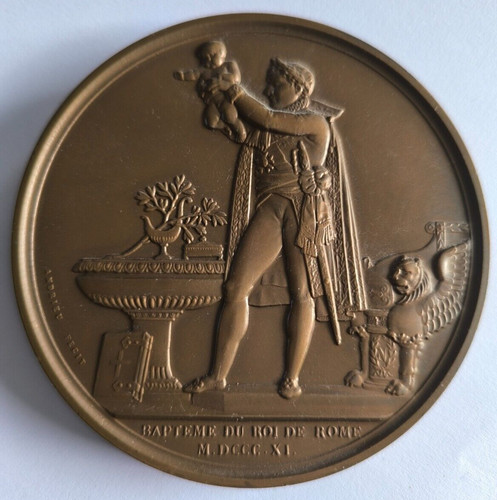 Médaille bronze baptême - médaille,
