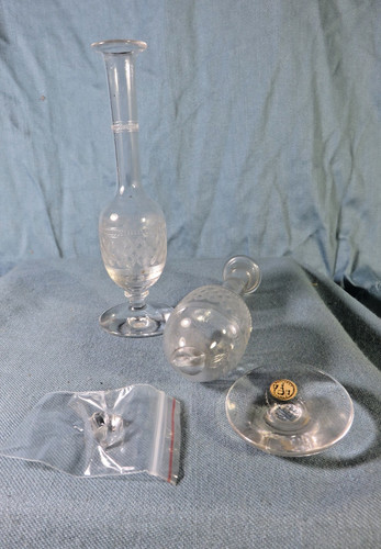 Joli petit flacon cristal - joli,